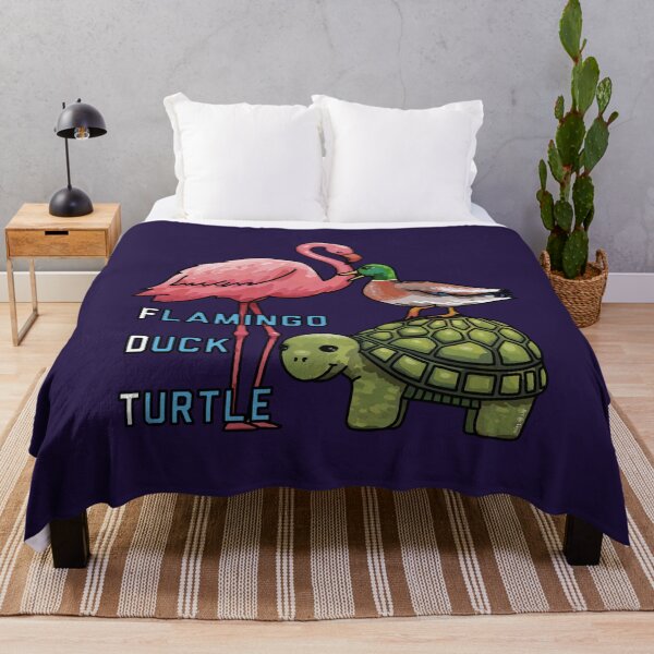 Item preview, Flamingo Duck Turtle designed and sold by Art by Veya.