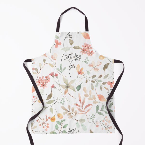 Item preview, Aesthetic Watercolor Pattern Flowers And Leaf designed and sold by AestHenni17.