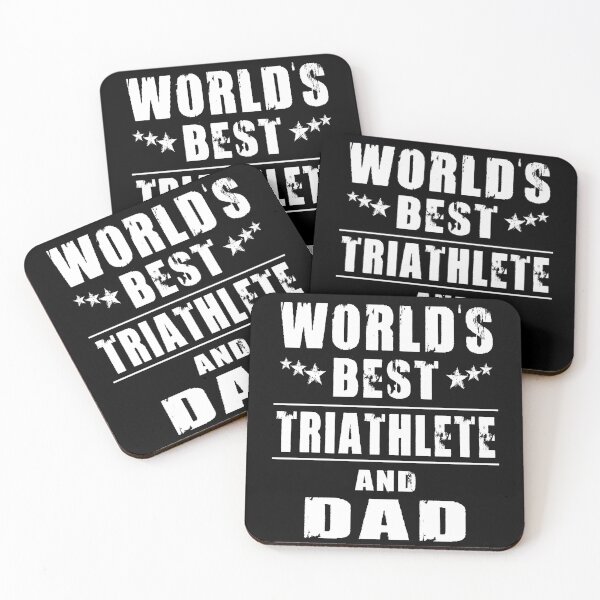 Item preview, World's Best Triathlete And Dad | Swim, Bike, Run - Triathlon designed and sold by SmartStyle.