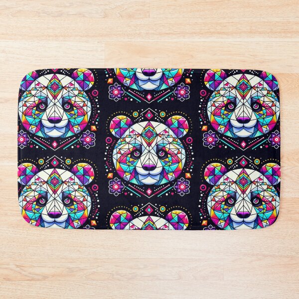 Item preview, Colorful cute geometric panda  designed and sold by Dogandesighn.