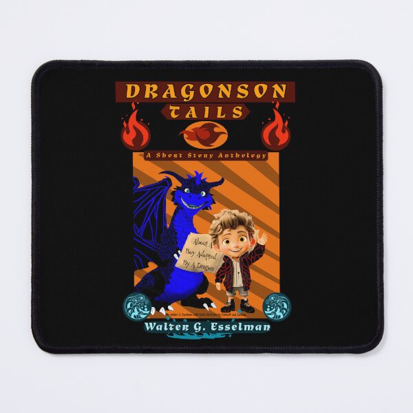 Item preview, Dragonson Tails cover for short story anthology designed and sold by Walter G. Esselman.