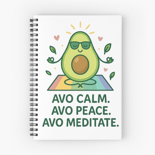 Item preview, Avo Calm Avo Peace Avo Meditate Avocado designed and sold by meshhead.
