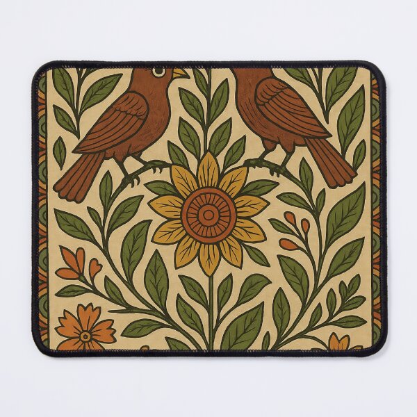Item preview,  Floral Harmony – A Madhubani Celebration of Nature designed and sold by Tribe & Tech.