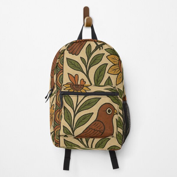 Item preview, Floral Harmony – A Madhubani Celebration of Nature designed and sold by Tribe & Tech.