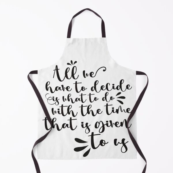 Item preview, What to Do With the Time – Tolkien Quote Minimalist designed and sold by AvviareArt.