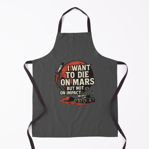 Item preview, Die on Mars Not on Impact Funny Space Astronaut designed and sold by tronictees.