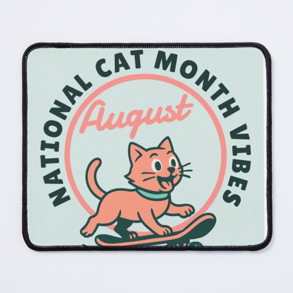 Item preview, National Cat Month Vibes designed and sold by AG Clothing Shop.