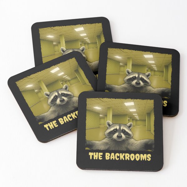 Item preview, Raccoon in The Backrooms - Liminal Space Companion designed and sold by k3rstman1.