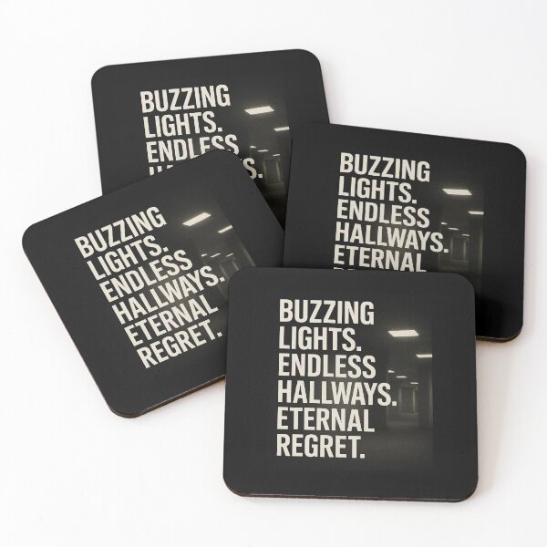 Item preview, Buzzing Lights Endless Hallways Eternal Regret Liminal Space designed and sold by k3rstman1.