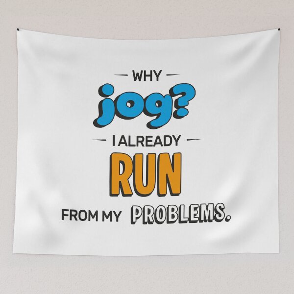 Item preview, Run From My Problems designed and sold by FunnyFeelingStudio.