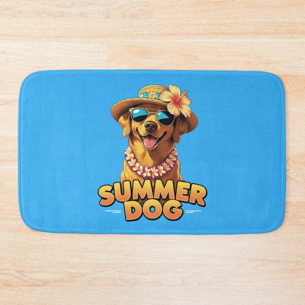Item preview, Summer Dog - Cool Dog with sunglasses & Beach Vibes designed and sold by Nature's Palette.