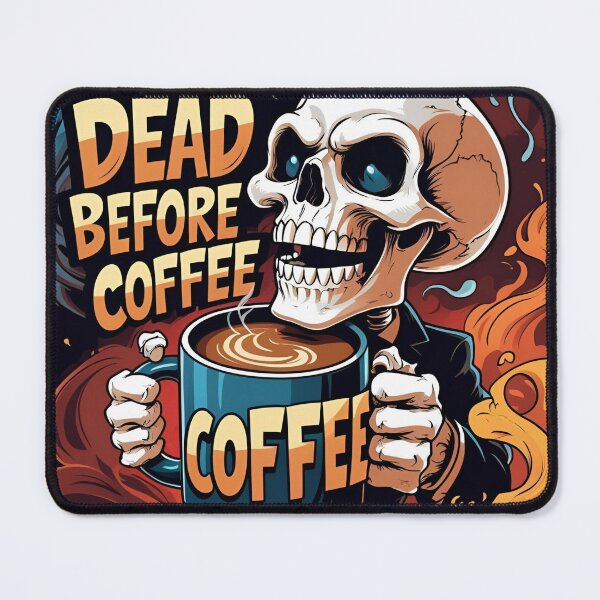 Item preview, Skull Coffee Addict designed and sold by DyruShop.