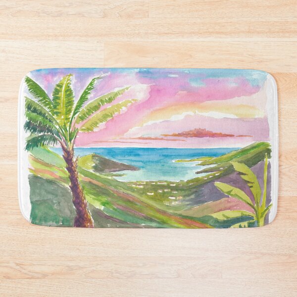 Item preview, Saint John USVI Palm Serenity Over Coral Bay designed and sold by artshop77.