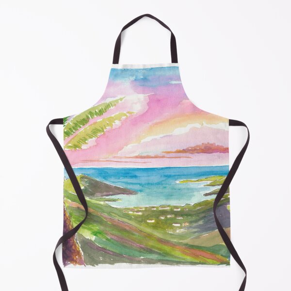 Item preview, Saint John USVI Palm Serenity Over Coral Bay designed and sold by artshop77.