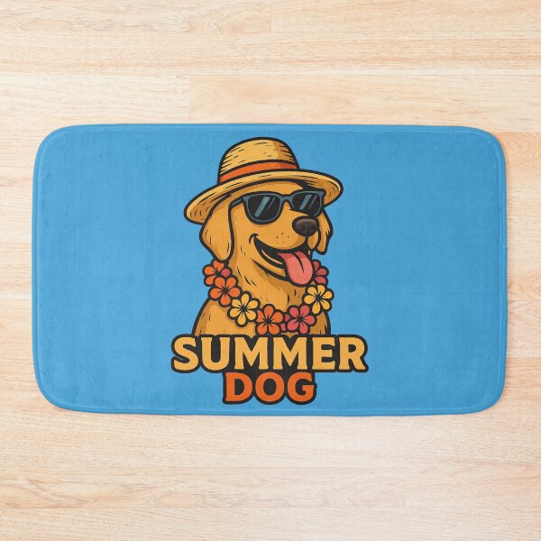 Item preview, Summer Dog - Cool Pup with sunglasses & Beach Vibes designed and sold by Nature's Palette.