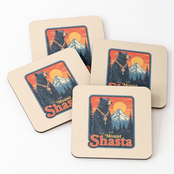 Item preview, Mount Shasta Guardian: Retro-Inspired Bear Graphic designed and sold by Vintagenaut Co..