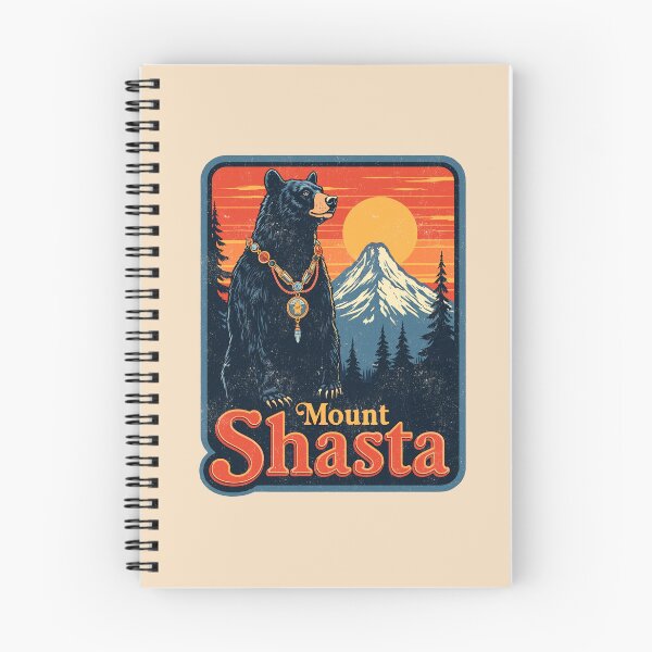 Item preview, Mount Shasta Guardian: Retro-Inspired Bear Graphic designed and sold by Vintagenaut Co..