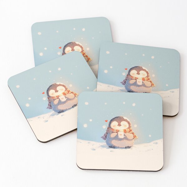 Item preview, Penguin Drinking Hot Cocoa designed and sold by Christian Weiss.
