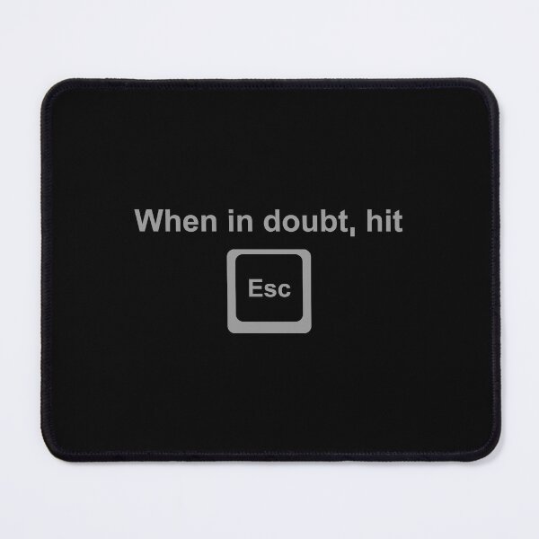 Item preview, ESC Key Shirt – Funny Escape Plan for Nerds designed and sold by Luumex.