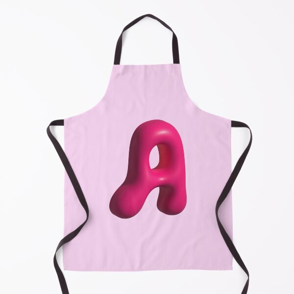 Item preview, 3D Pink Jelly Letter A – Glossy Bubble Alphabet Art designed and sold by uncoXab.