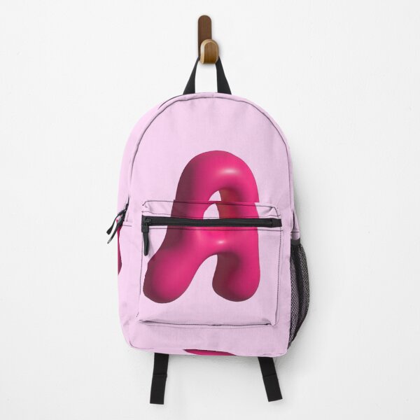 Item preview, 3D Pink Jelly Letter A – Glossy Bubble Alphabet Art designed and sold by uncoXab.