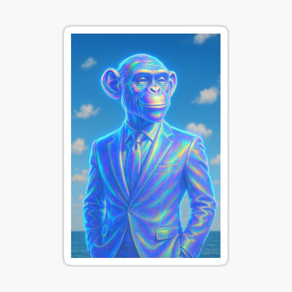 Item preview, Business Ape Hologram designed and sold by RWBWHR.