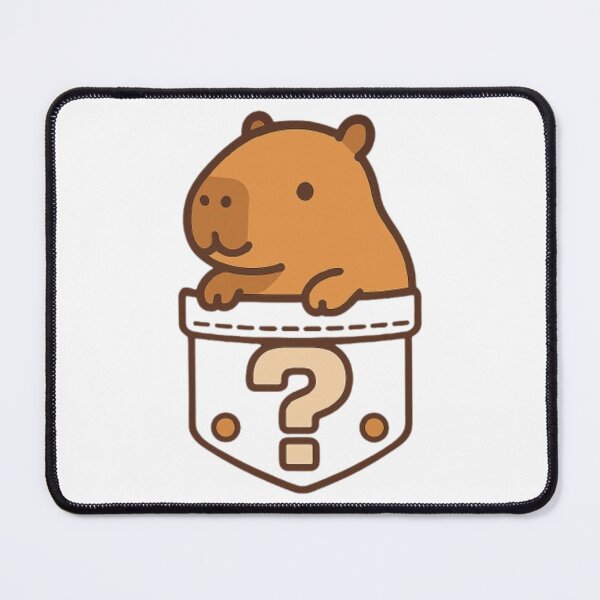 Item preview, Capybara Mignon dans une Poche Mystère designed and sold by MeowLoka ⭐⭐⭐⭐.