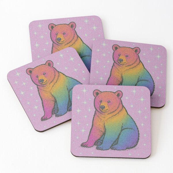 Item preview, Glittering Rainbow Bear designed and sold by zzz888.
