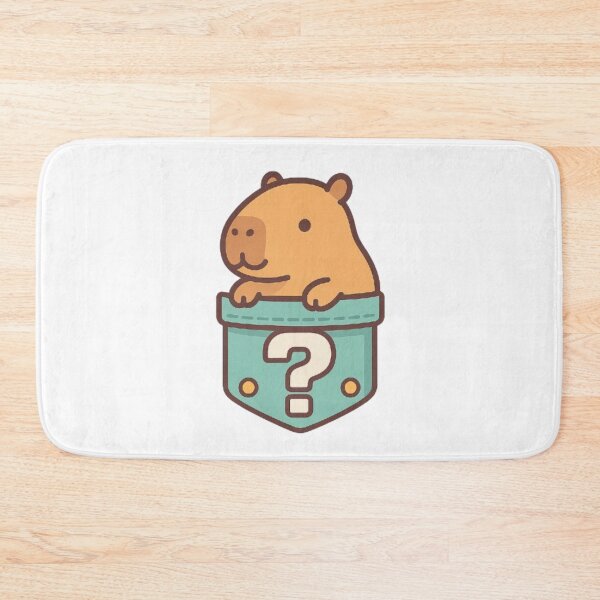 Item preview, Capybara Surprise dans une Poche designed and sold by MeowLoka ⭐⭐⭐⭐.