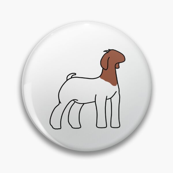 Item preview, Red Traditional Show Doe designed and sold by livestockgraphicsbybrooke.