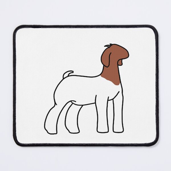 Item preview, Red Traditional Show Doe designed and sold by livestockgraphicsbybrooke.