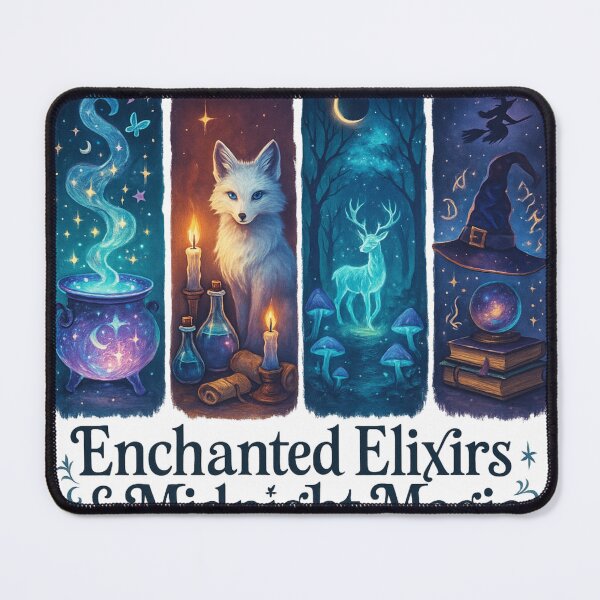 Item preview, Enchanted Elixirs & Midnight Magic – Mystical Witchy Fantasy Art designed and sold by 5CatDesign.
