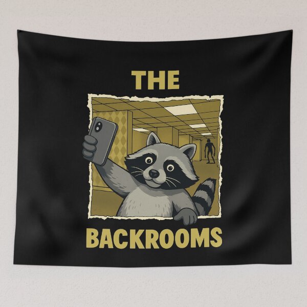 Item preview, Raccoon's Backrooms Selfie designed and sold by k3rstman1.