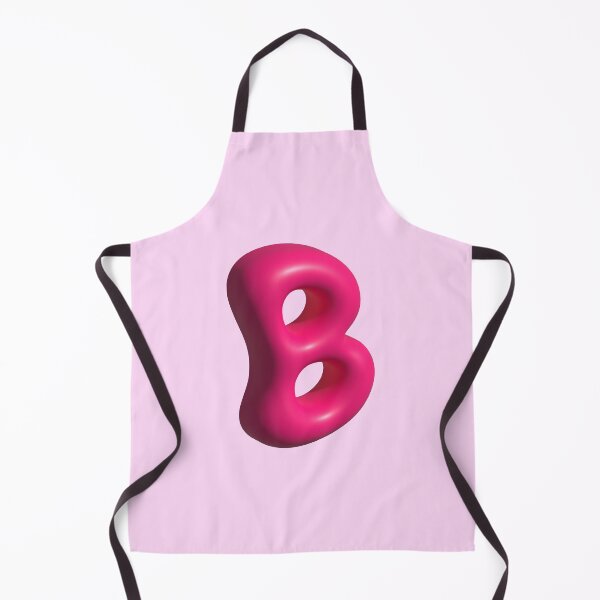 Item preview, 3D Pink Jelly Letter B – Glossy Bubble Alphabet Art designed and sold by uncoXab.