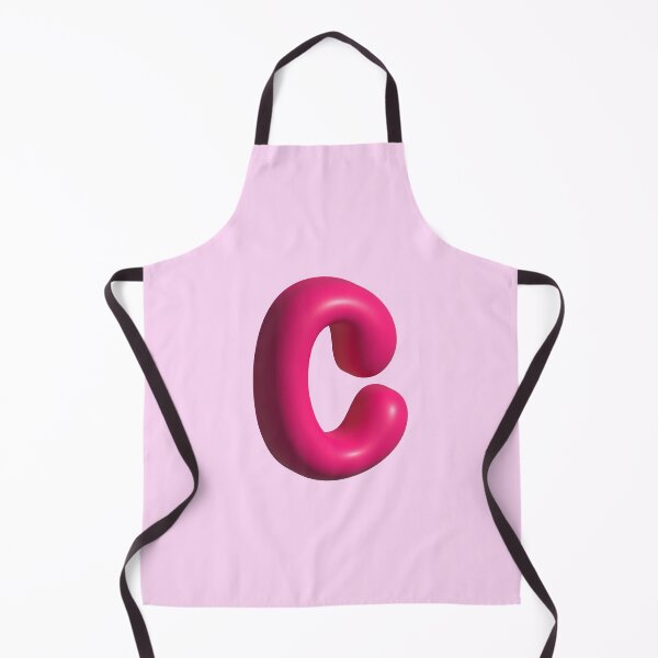 Item preview, 3D Pink Jelly Letter C – Glossy Bubble Alphabet Art designed and sold by uncoXab.