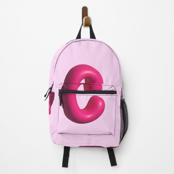 Item preview, 3D Pink Jelly Letter C – Glossy Bubble Alphabet Art designed and sold by uncoXab.