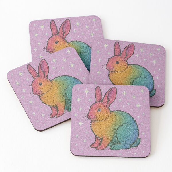 Item preview, Sparkling Rainbow Hare designed and sold by zzz888.