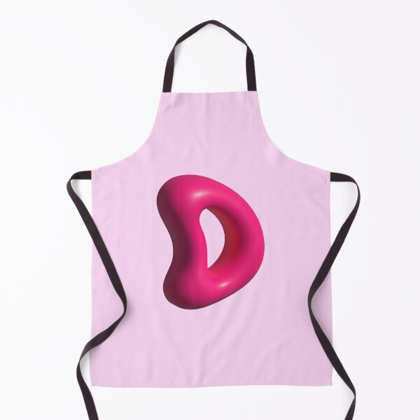 Item preview, 3D Pink Jelly Letter D – Glossy Bubble Alphabet Art designed and sold by uncoXab.