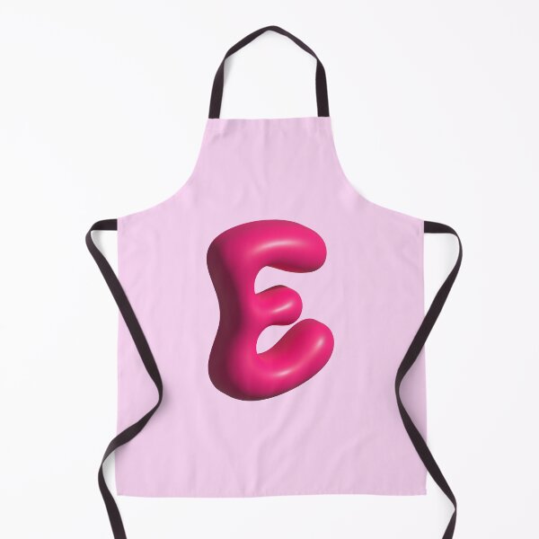 Item preview, 3D Pink Jelly Letter E – Glossy Bubble Alphabet Art designed and sold by uncoXab.