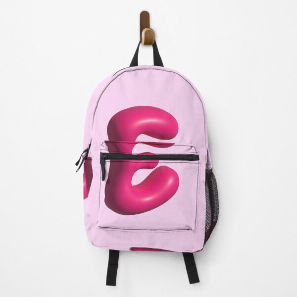 Item preview, 3D Pink Jelly Letter E – Glossy Bubble Alphabet Art designed and sold by uncoXab.