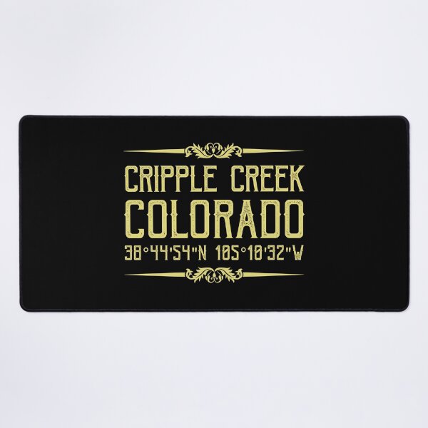 Item preview, Cripple Creek, Colorado, USA State, Old Gold Rush Gold Mining Location Coordinates designed and sold by Angela Dow.