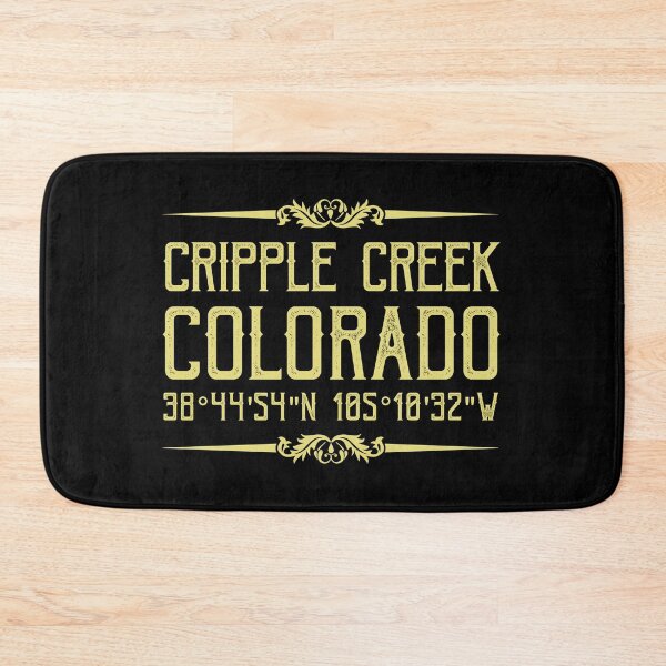 Item preview, Cripple Creek, Colorado, USA State, Old Gold Rush Gold Mining Location Coordinates  designed and sold by Angela Dow.