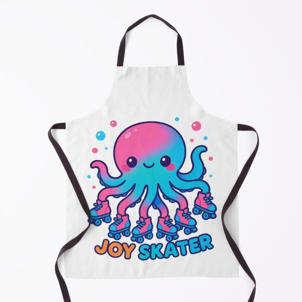Item preview, Kawaii Octopus Wearing Rollerskates designed and sold by IslaKarisArt.
