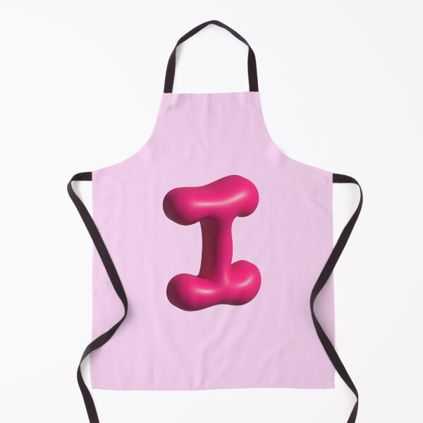 Item preview, 3D Pink Jelly Letter I – Glossy Bubble Alphabet Art designed and sold by uncoXab.