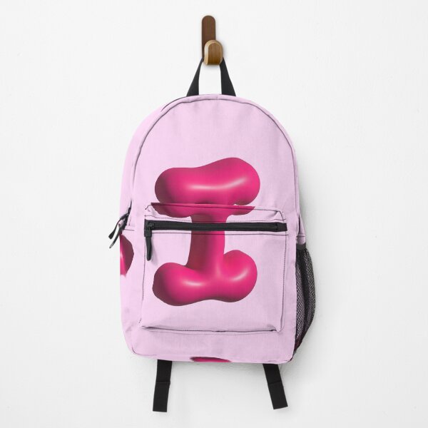Item preview, 3D Pink Jelly Letter I – Glossy Bubble Alphabet Art designed and sold by uncoXab.
