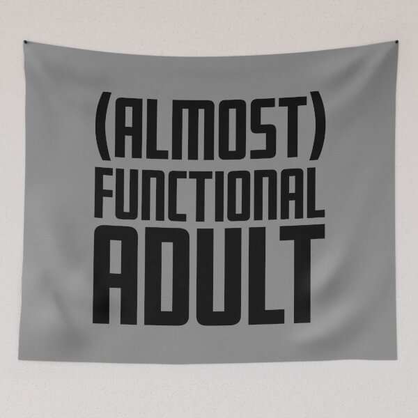 Item preview, (Almost) Functional Adult - Black designed and sold by sillyjess.