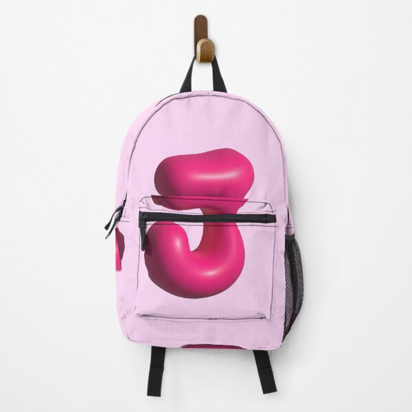 Item preview, 3D Pink Jelly Letter J – Glossy Bubble Alphabet Art designed and sold by uncoXab.