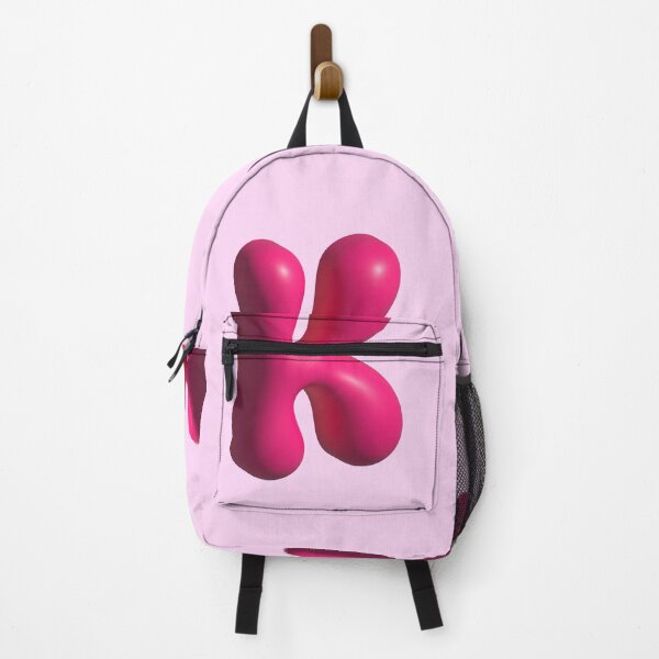 Item preview, 3D Pink Jelly Letter K – Glossy Bubble Alphabet Art designed and sold by uncoXab.