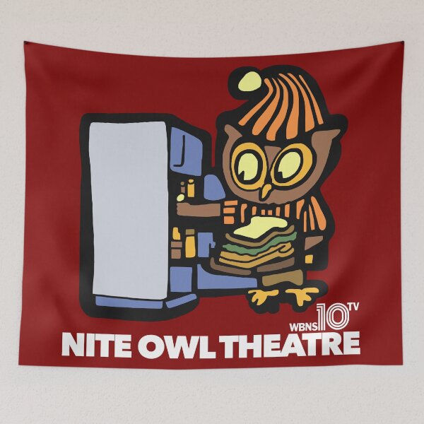 Item preview, Nite Owl Theatre - Defunct Horror Host Movie TV Show designed and sold by darklordpug.