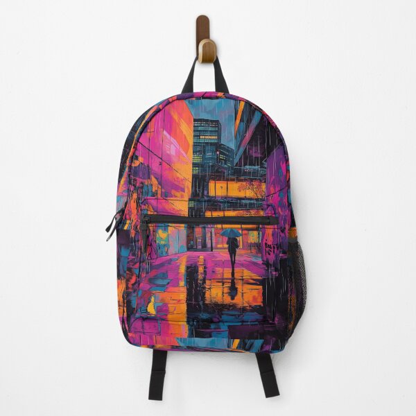 Item preview, Urban Reflections Rain and Colored Light designed and sold by MidArtForge.